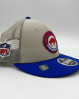 Buffalo Bills Stone With Retro Patch 2023 Sideline Low Profile Snapback Hat