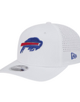 New Era 9SEVENTY Buffalo Bills Perform White Stretch-Snap