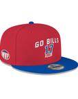 New Era 9FIFTY Go Bills Allen 17 MVP Red & Royal Snapback