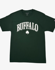 Buffalo With Shamrock Dark Green T-Shirt