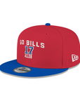 New Era 9FIFTY Go Bills Allen 17 MVP Red & Royal Snapback