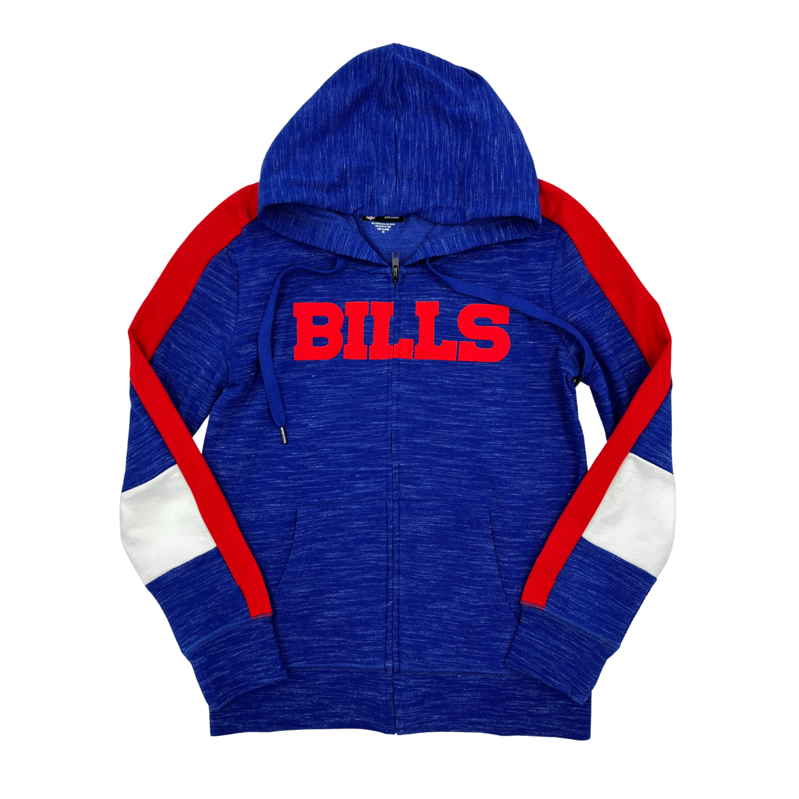 Women's New Era Bills Colorblock Full Zip Fleece