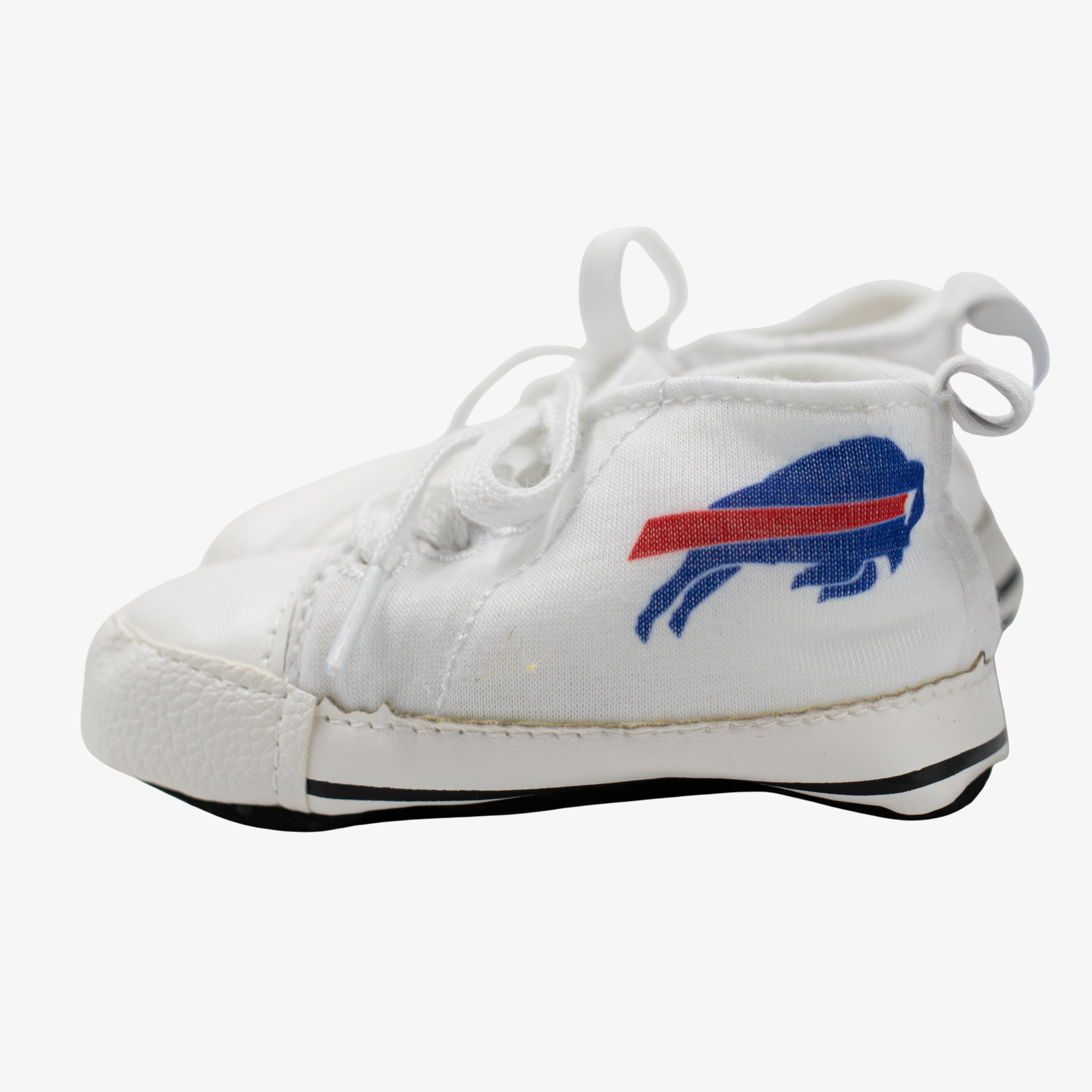 Buffalo Bills White Baby Shoes