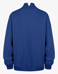'47 Brand Women's Buffalo Bills Royal Blue Oversized Mock Neck Crewneck Sweatshirt