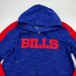 Women's New Era Buffalo Bills Colorblock Full Zip Fleece Hoodie