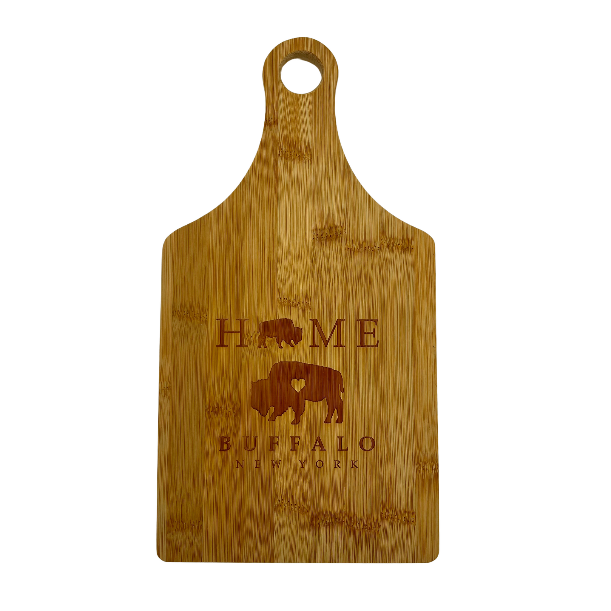 Home Buffalo Small Bamboo Cutting Board With Handle