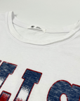 Women's '47 Brand Bills Whitewash With Charging Buffalo Logo Short Sleeve Shirt