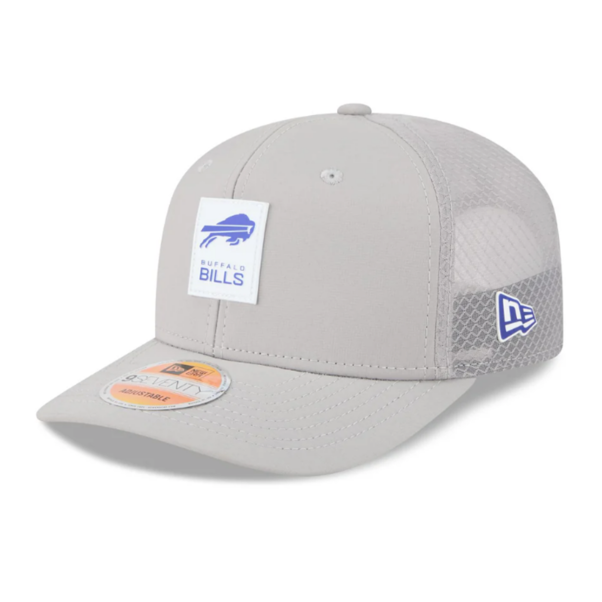 New Era 9SEVENTY Buffalo Bills 2025 Sideline Gray Adjustable Cap