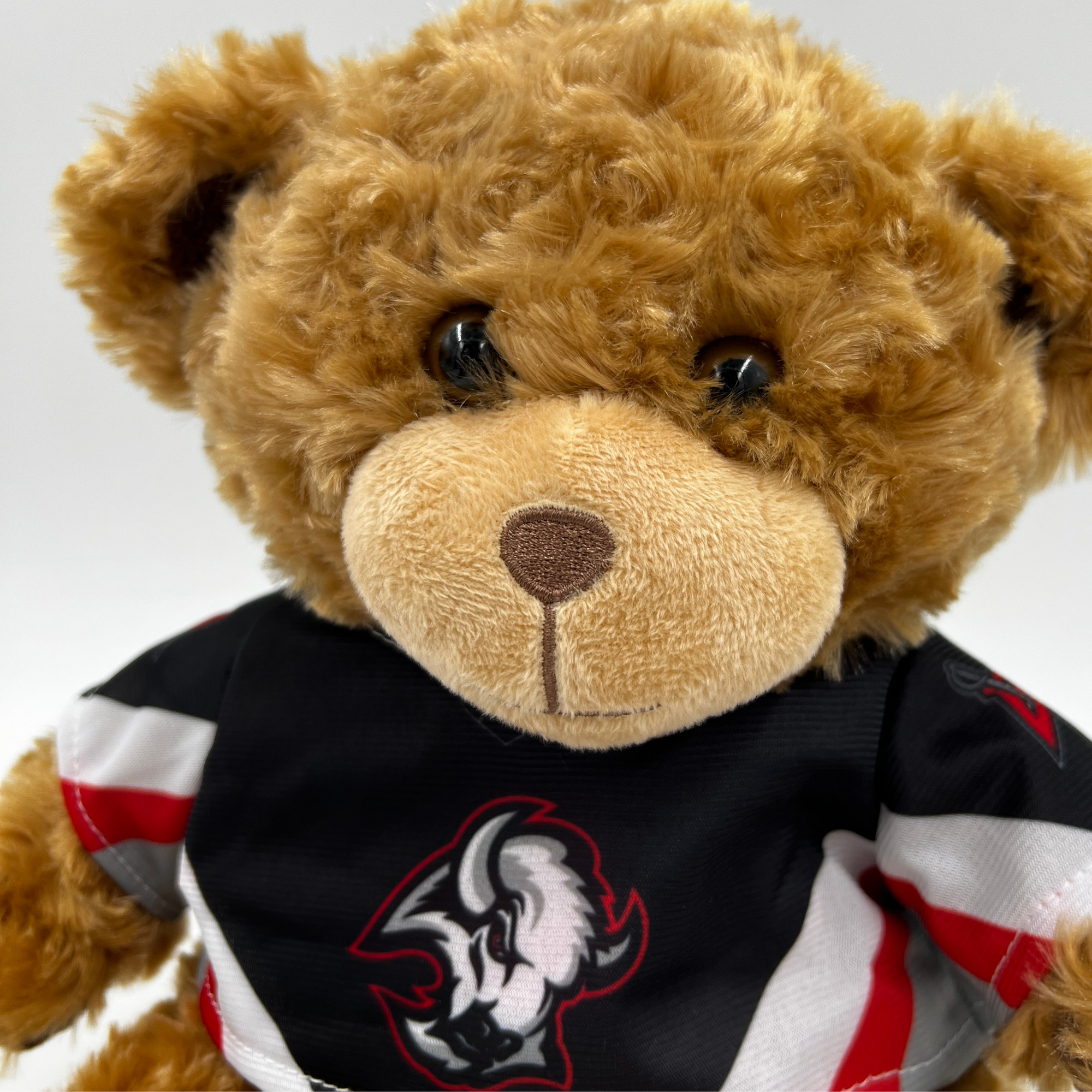 Buffalo Sabres Bear With Black &amp; Red Jersey Stuffed Animal