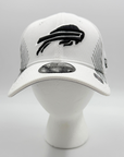 New Era 39THIRTY Bills Active Sport Night White Stretch-Fit Hat