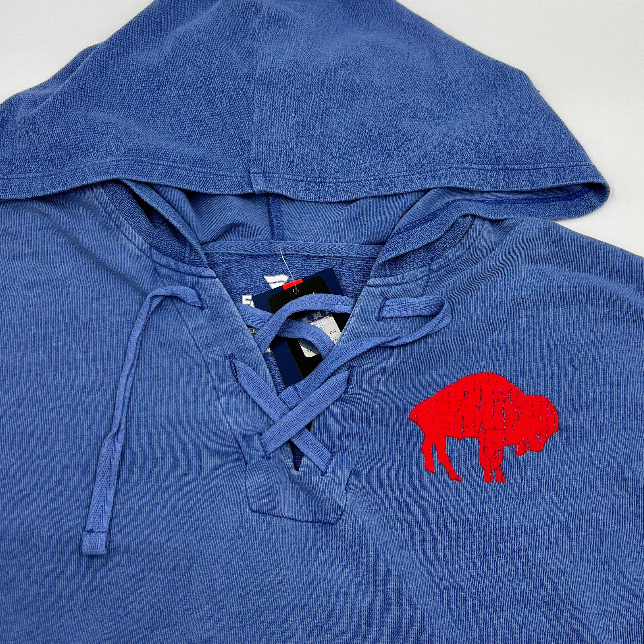 Women's Buffalo Bills Snow Wash Retro Logo Hoodie