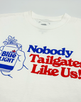 BFLO x Labatt Nobody Tailgates Like Us! White T-Shirt