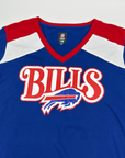 Women's Plus Buffalo Bills With Primary Logo V-Neck Shirt