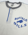 '47 Brand Buffalo Bills Sandstone Henley Long Sleeve Shirt
