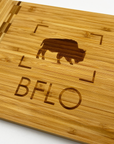 BFLO With Buffalo Stamp Bamboo Cutting Board
