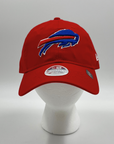 Women's New Era 9TWENTY Bills Charging Buffalo Red Adjustable Hat