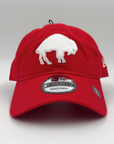 New Era 9TWENTY Buffalo Bills Retro Logo Adjustable Red Cap