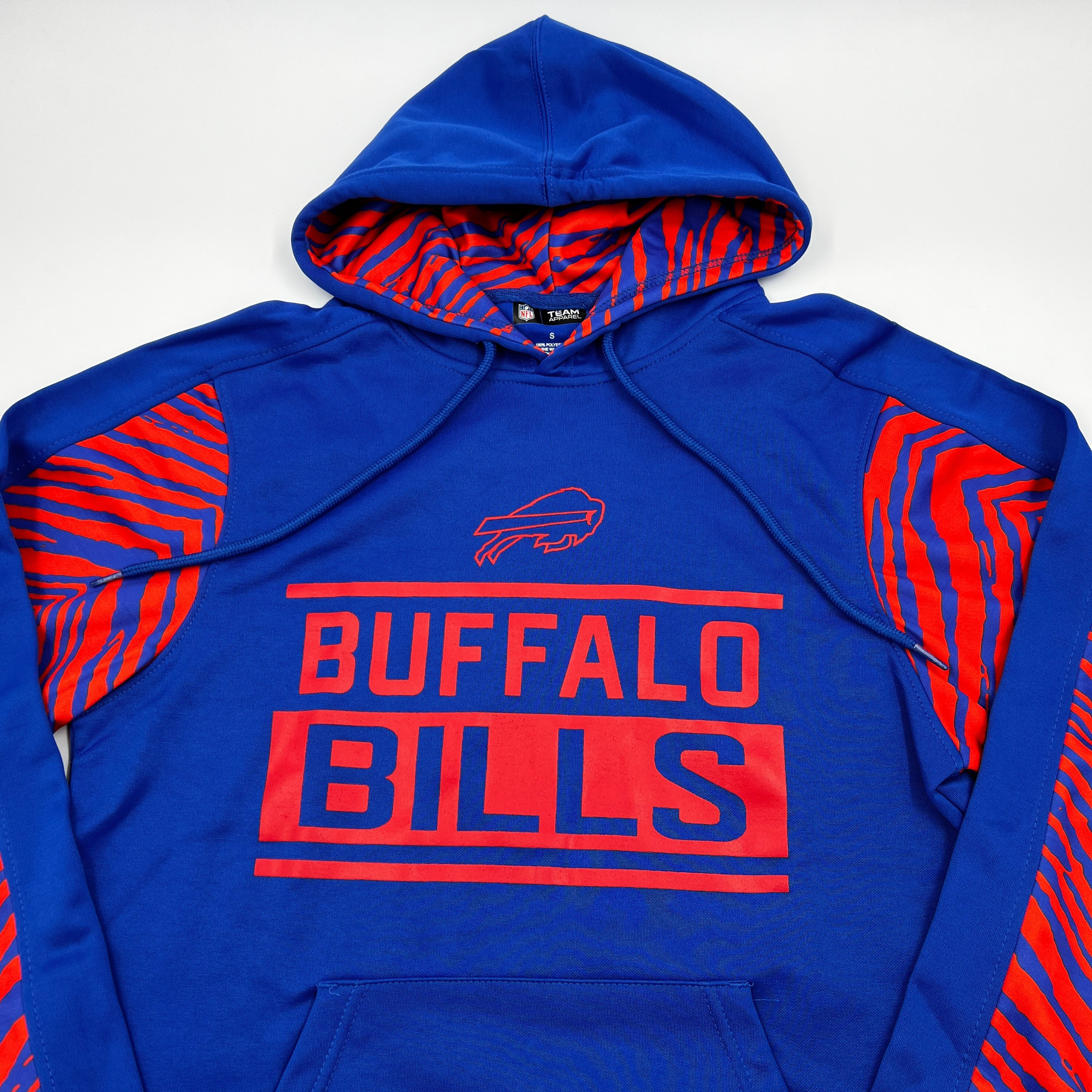 Zubaz Buffalo Bills Retro Zip Up Hoodie 2XL