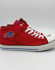 Men's Buffalo Bills Red High Top Canvas Sneaker