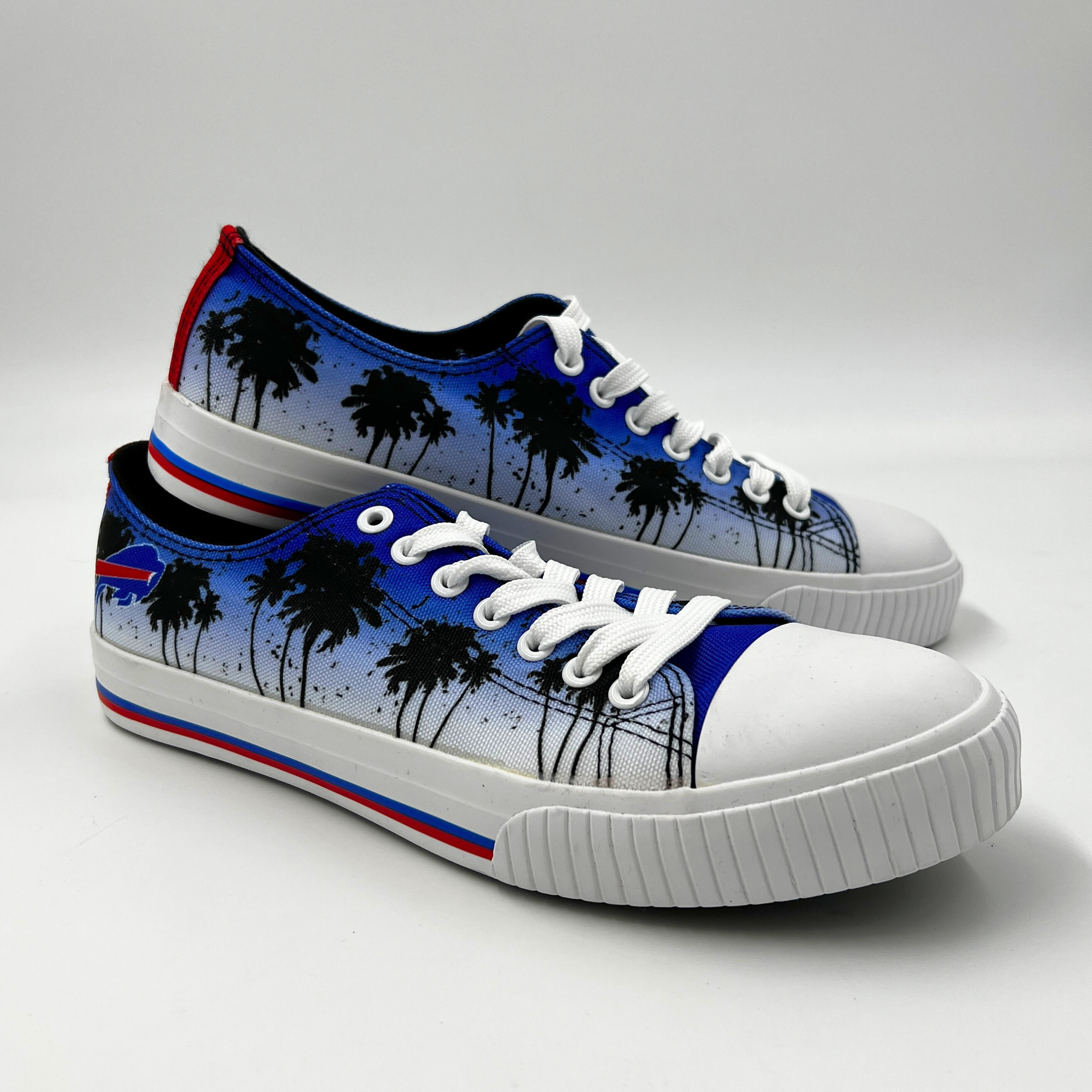 Buffalo Bills Blue Canvas Boat Shoe The BFLO Store