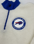 Buffalo Bills x Tommy Hilfiger White Sherpa Quarter Zip