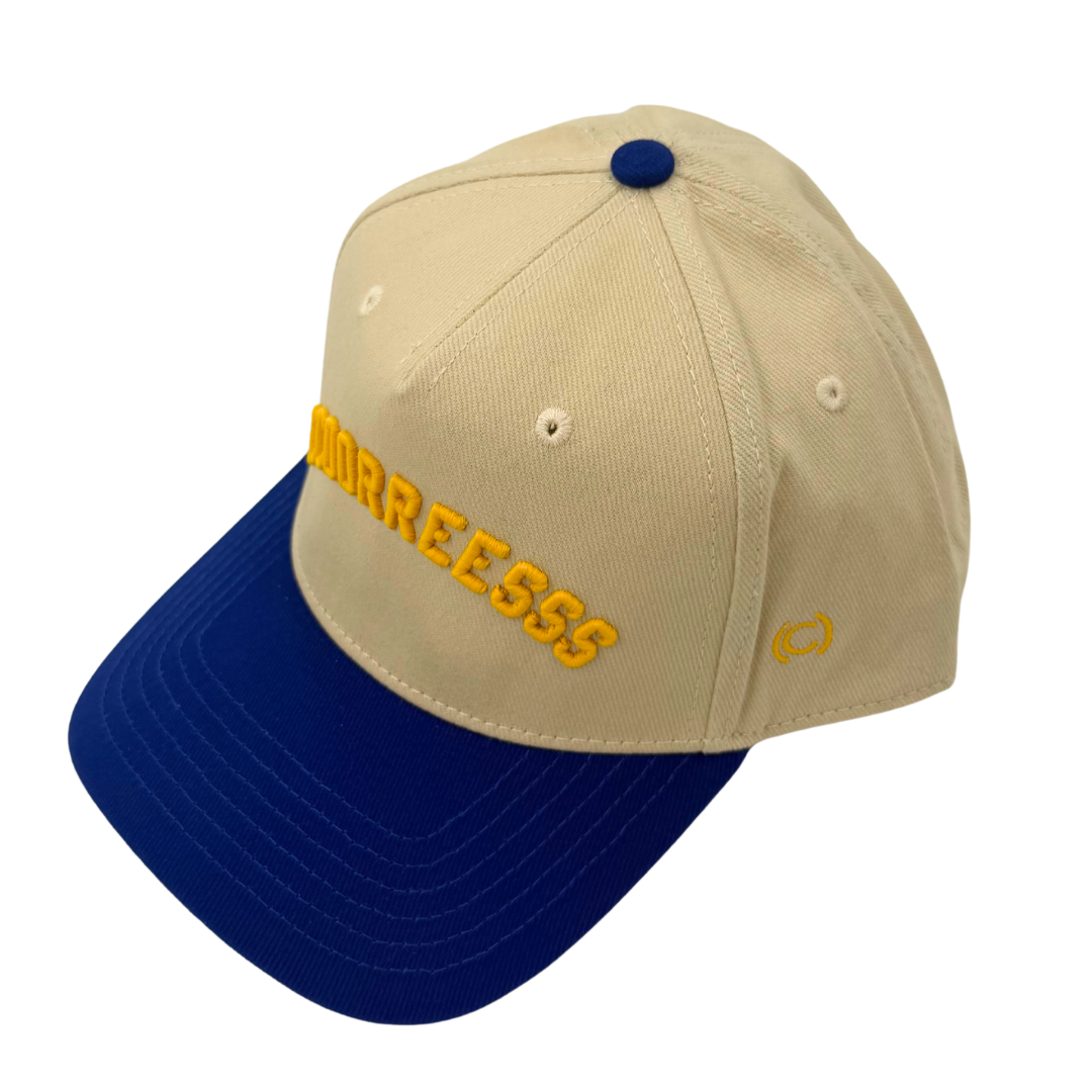 Cream Two Tone Yellow Royal "Sccoorreesss" Hat