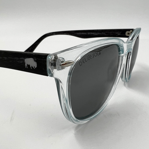 Polarized BFLO Wood Grain Color Changing Luxury Sunglasses