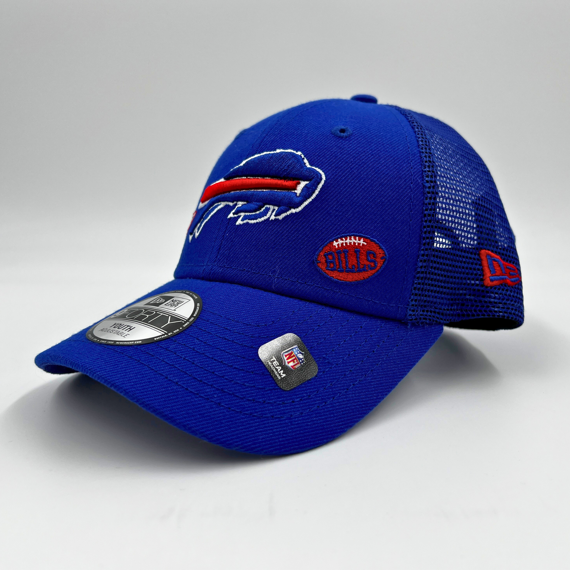 Youth New Era Buffalo Bills With Patches Royal Blue Hat