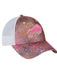 Youth Girls New Era 9FORTY Bills Sparkle Hearts Pink Hat