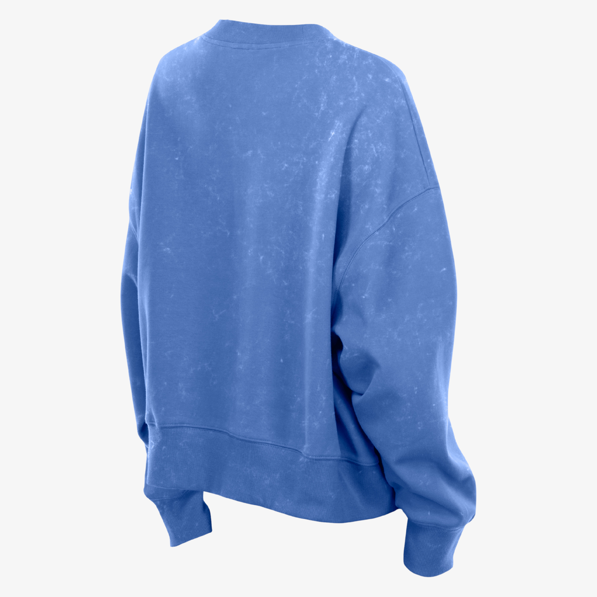 Women's New Era Buffalo Bills 1960 Helmet Royal Wash Crewneck