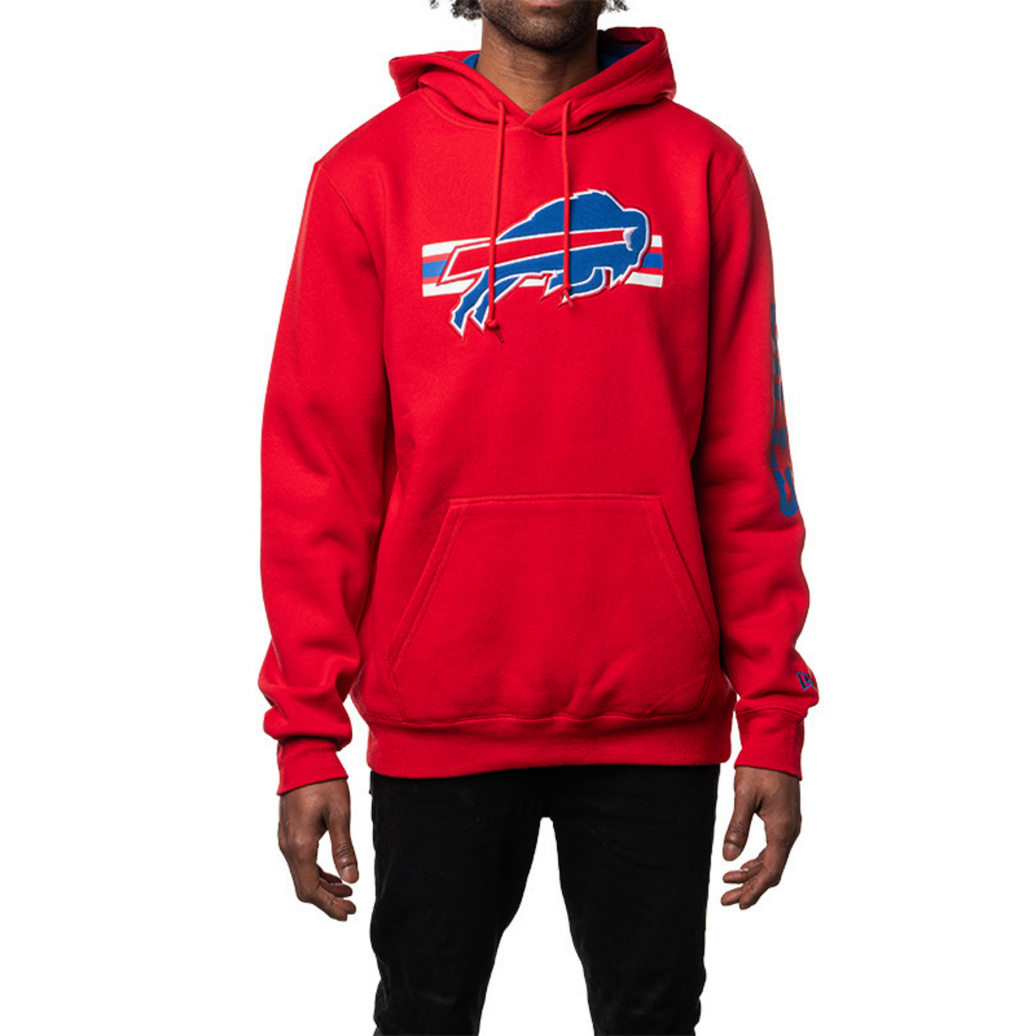New Era Buffalo Bills 2023 Sideline Red Hoodie