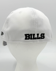 New Era 39THIRTY Bills Active Sport Night White Stretch-Fit Hat