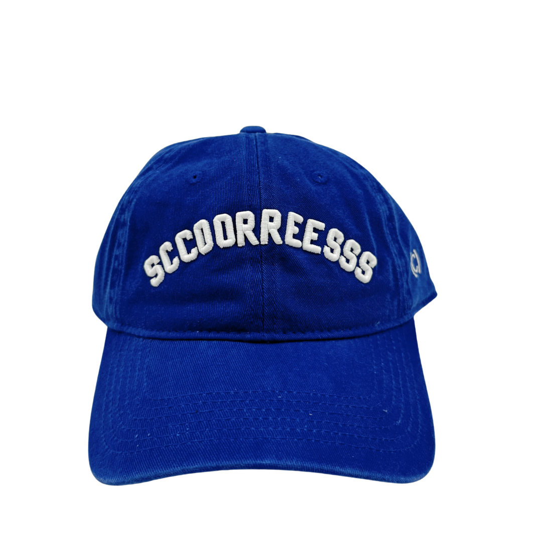 Royal "Sccoorreesss" White Dad Cap