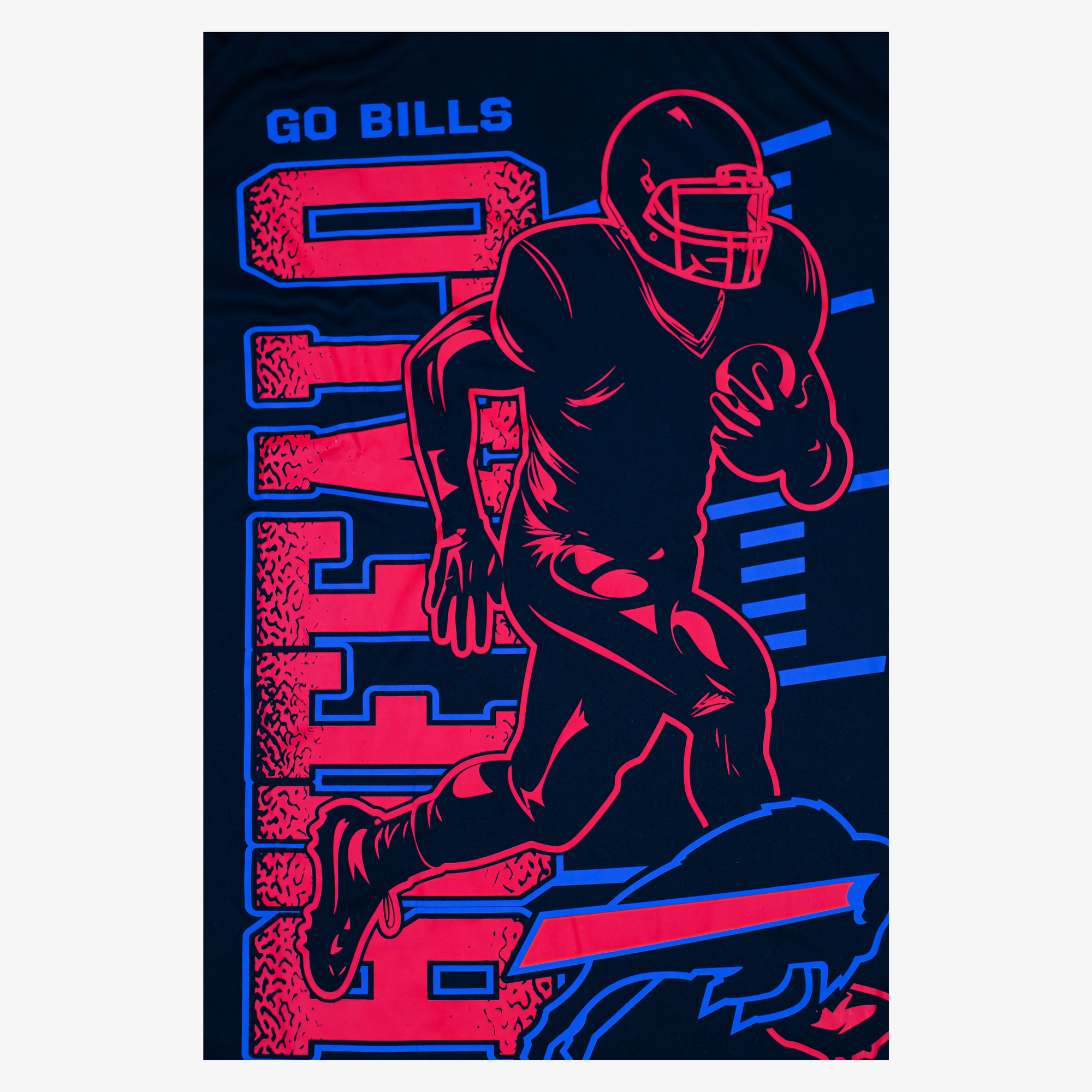 New Era Bills 2026 Training Camp Red Player Black Dry Fit T-Shirt