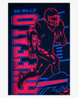 New Era Bills 2026 Training Camp Red Player Black Dry Fit T-Shirt