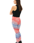 Women's Zubaz Buffalo Bills White Ombre Leggings