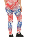 Women's Zubaz Buffalo Bills White Ombre Leggings