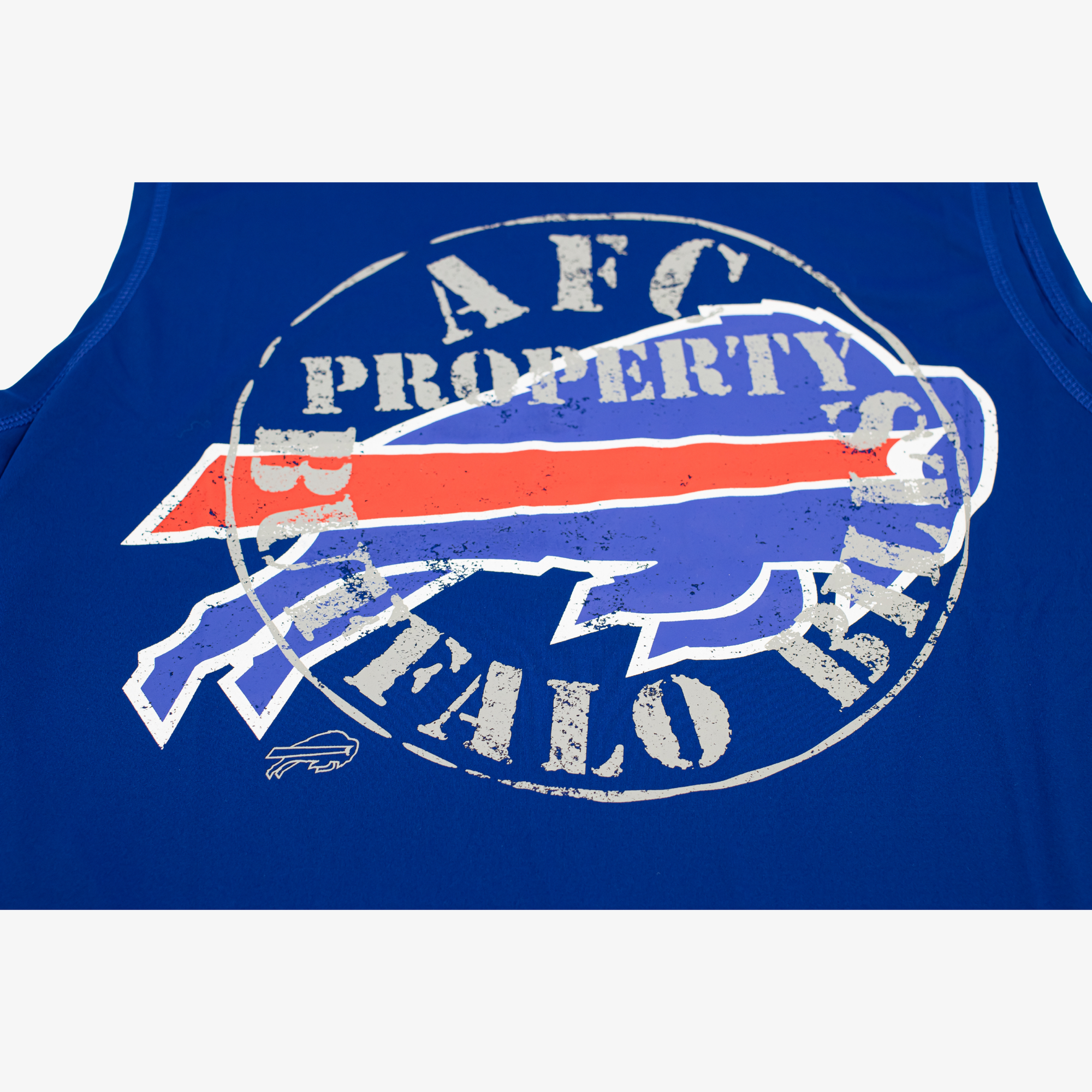 New Era Bills 2026 Training Camp "AFC Property" Coin Royal Sleeveless Muscle Dry Fit Tank