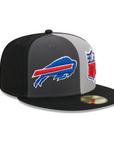New Era Bills 2023 Sideline Gray Panels 59FIFTY Fitted Hat