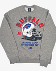 New Era Bills 2026 Training Camp Grey Helmet Crewneck