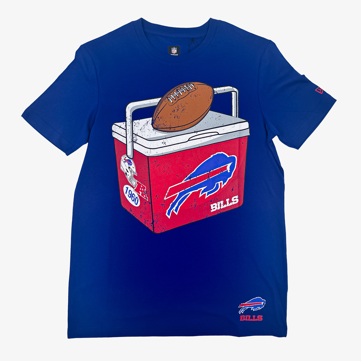 New Era Bills 2026 Training Camp Red Cooler with Football T-Shirt