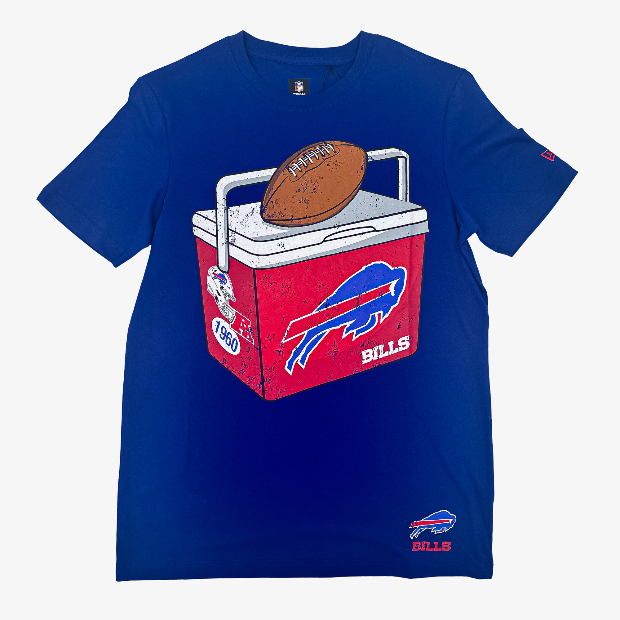 New Era Bills 2026 Training Camp Red Cooler with Football T-Shirt