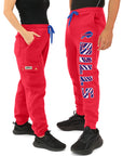 Zubaz Buffalo Bills Red 90s Team Cargo Joggers