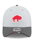 New Era 39THIRTY Buffalo Bills 2025 Training Camp Gray & Red Stretch-Fit