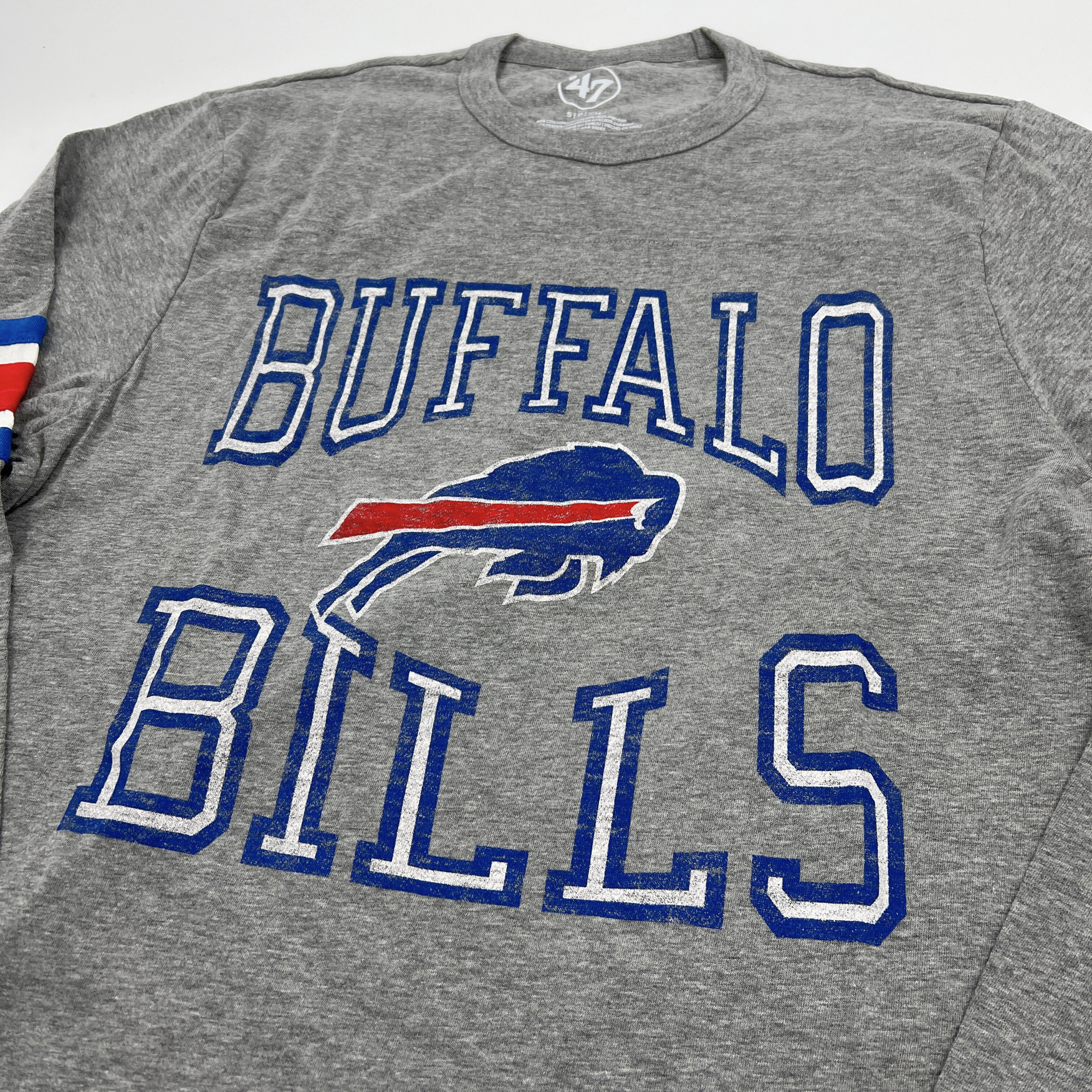 &#39;47 Brand Buffalo Bills Slate Gray Long Sleeve Shirt