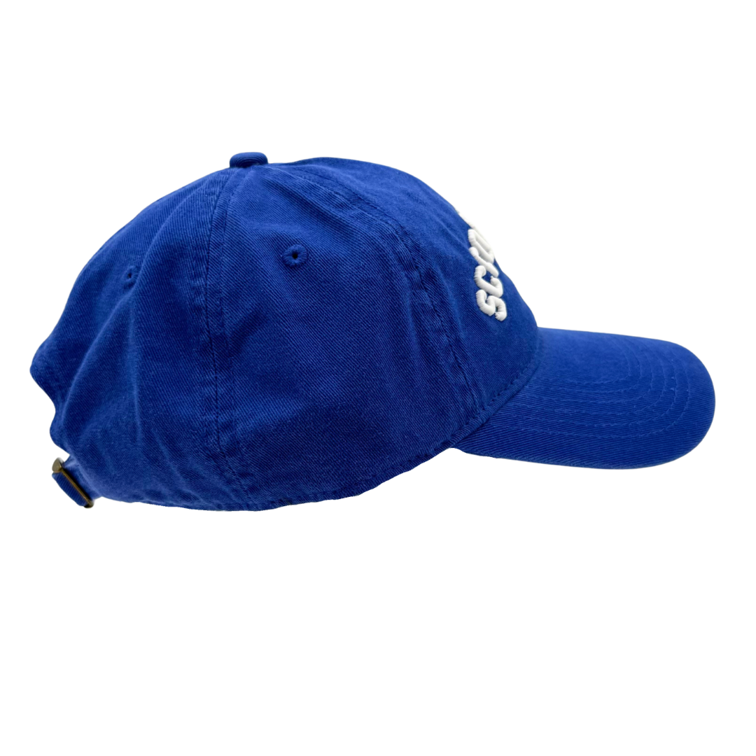 Royal "Sccoorreesss" White Dad Cap