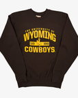 University Of Wyoming Cowboys 1886 Brown Crewneck