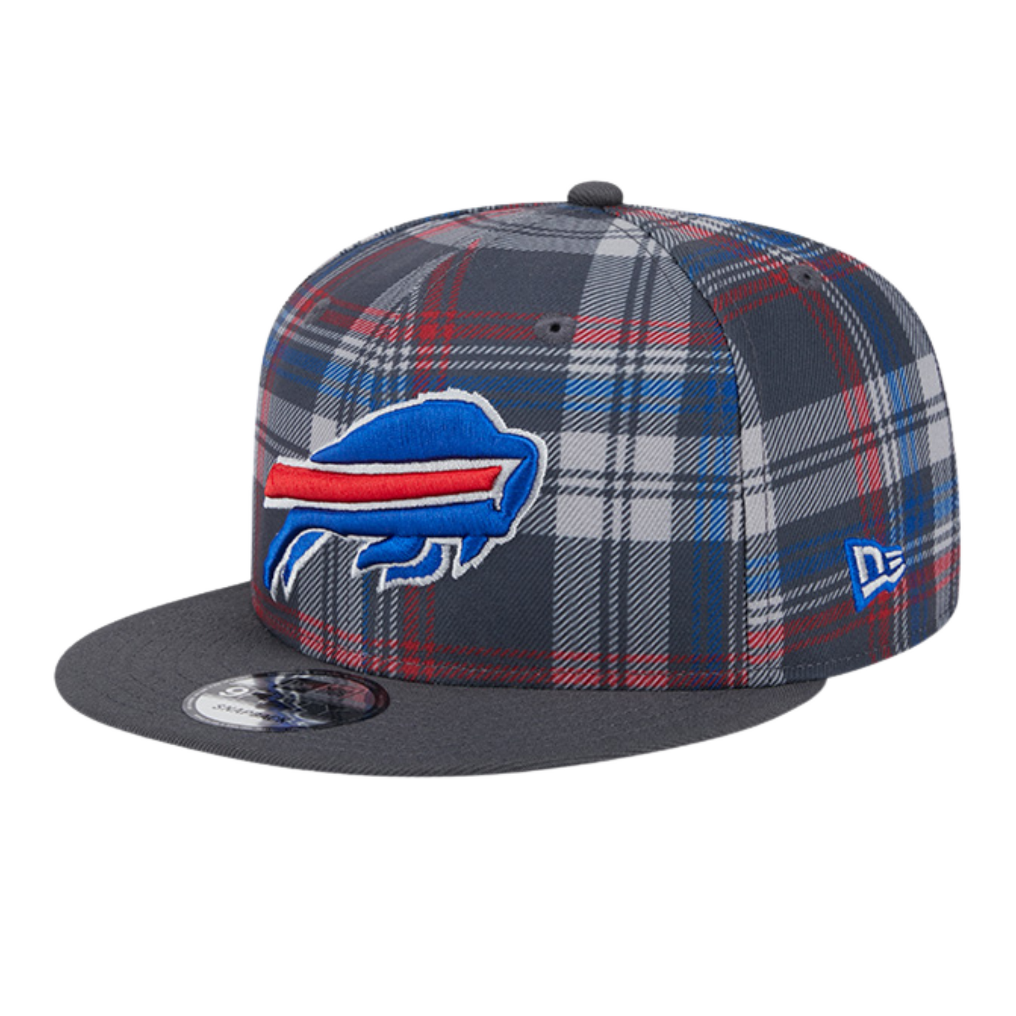 New Era 9FIFTY Bills 2024 Sideline Gray Plaid Snapback