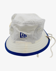 New Era Bills 2026 Toddler/Child White with Blue Brim Bucket Hat