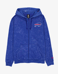 New Era Buffalo Bills Royal Mineral Wash Full-Zip Hoodie